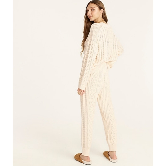 J.Crew Cotton-Cashmere Cable-Knit Pullover - Picture 4 of 15